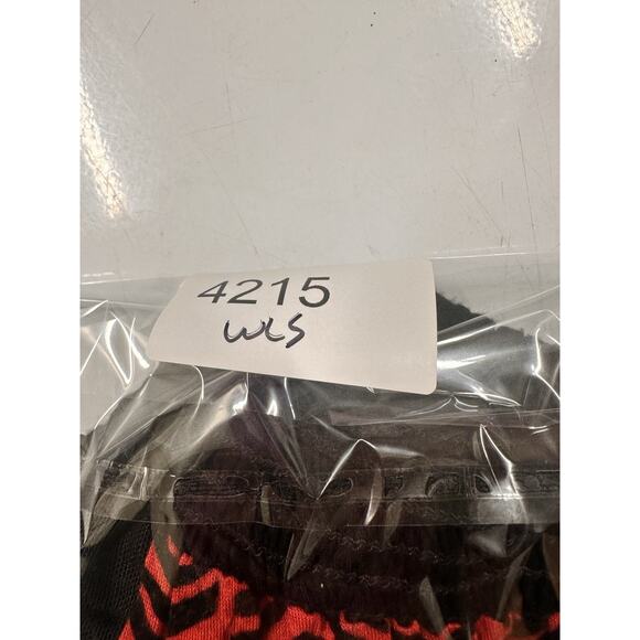 Vintage 90s Y2K 00s Zebra Mesh Whimsygoth Short Sleeve Sheer Crop Top Shirt M - Picture 6 of 6